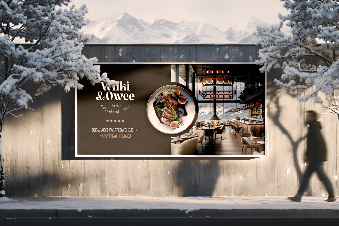 Billboard_Wilki_i_Owce_Projekt_identyfikacji_wizualnej