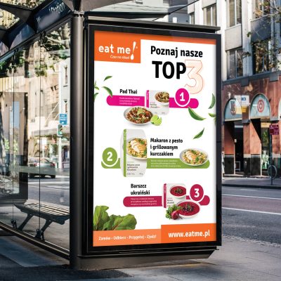 Eat Me plakat wizualizacja